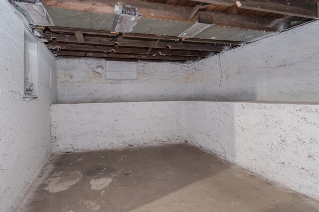 view of basement