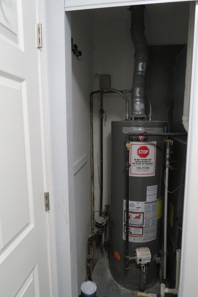 utilities with gas water heater