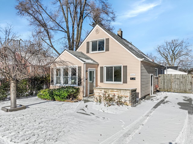 view of bungalow-style house