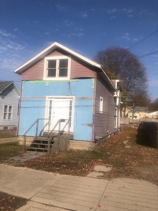 view of front of home