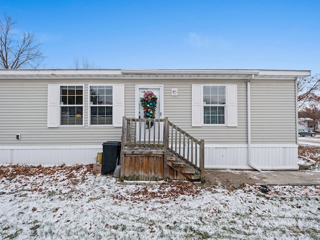 view of manufactured / mobile home