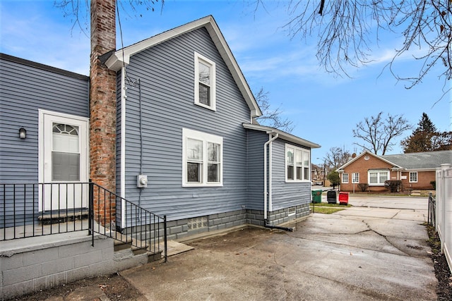 view of rear view of house