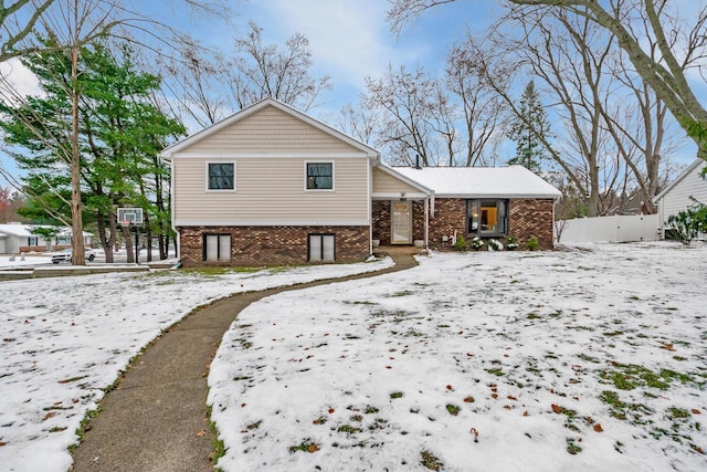 view of front of home