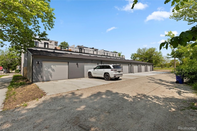 3422 Cochrane St Unit 1, Detroit, MI 48208 - view of front of property with community garages