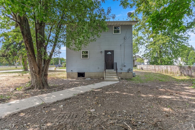 view of rear view of house