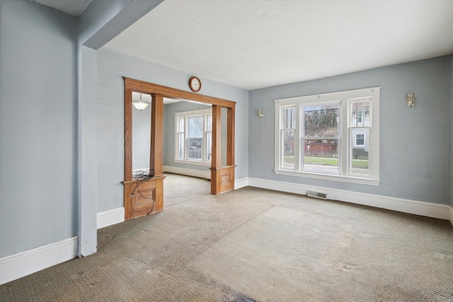 interior space with carpet floors