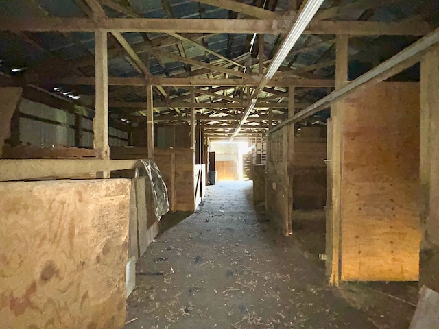 view of horse barn