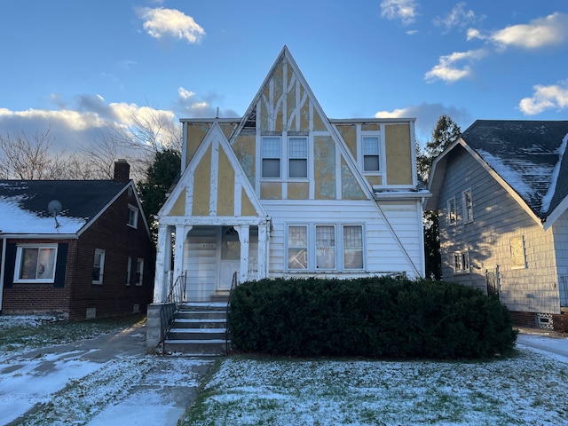 view of tudor house