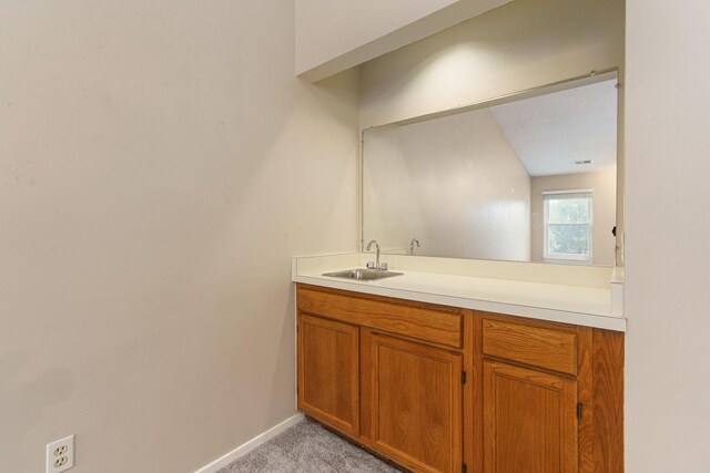 4980 Oak Hill Dr Unit 66, Waterford, MI 48329 - bathroom with vanity and baseboards