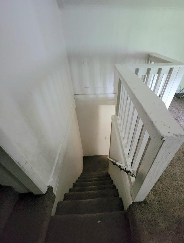 view of stairs