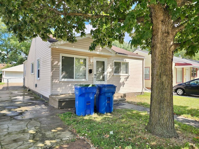 view of bungalow-style home