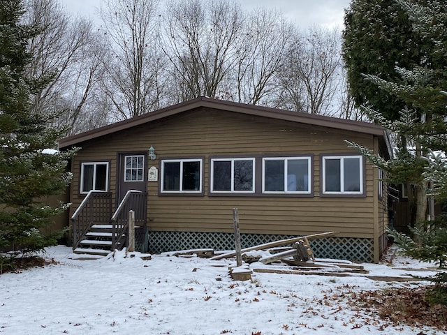 view of front of home