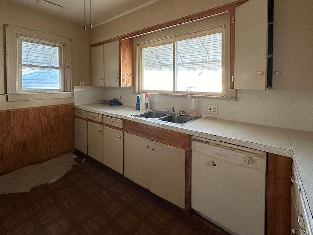 kitchen with dishwasher and sink