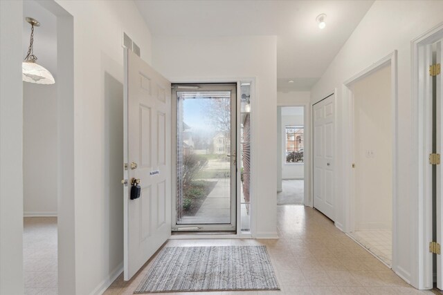 view of entrance foyer