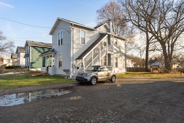 view of side of property