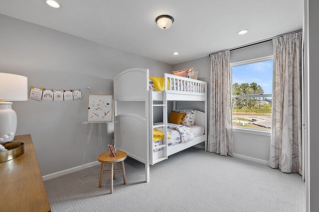 bedroom featuring carpet floors