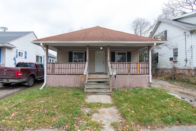 bungalow-style house featuring a porch