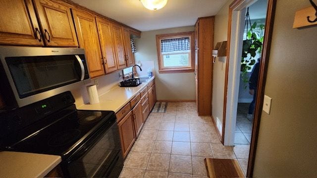 kitchen with appliances with stainless steel finishes