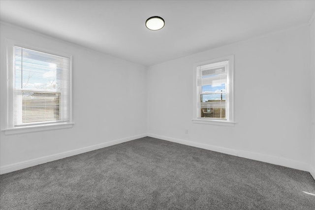 unfurnished room featuring carpet flooring