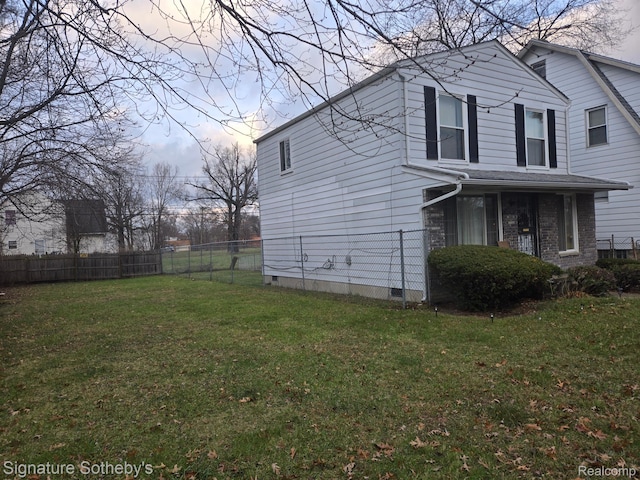 8240 Desoto St, Detroit, MI 48238 - view of home's exterior featuring crawl space