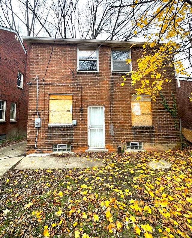 view of rear view of house