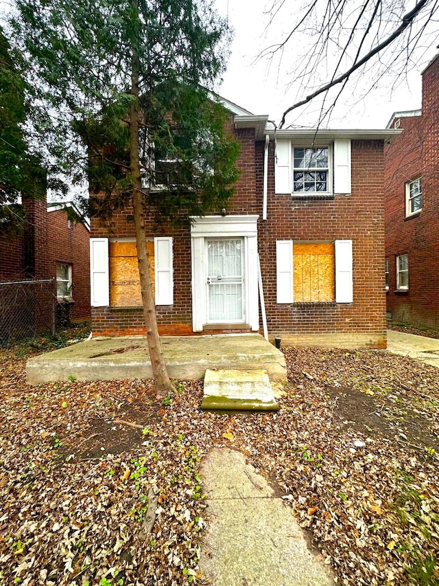 view of rear view of property