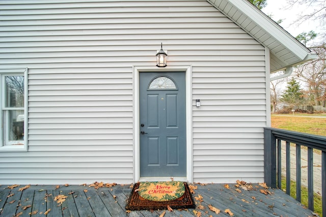 view of entrance to property