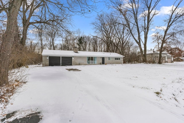 view of ranch-style home