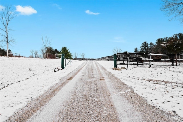 view of road