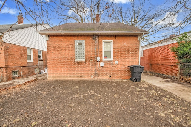 view of back of property