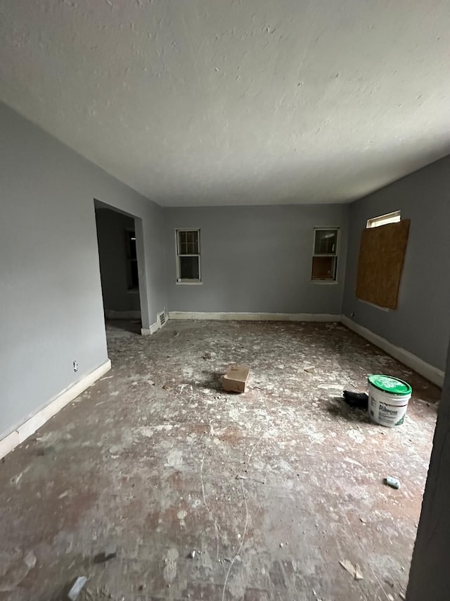 view of unfurnished living room