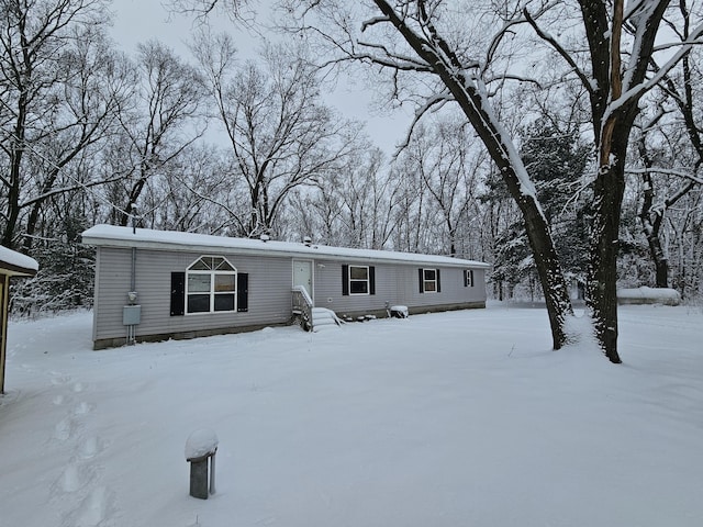 view of manufactured / mobile home