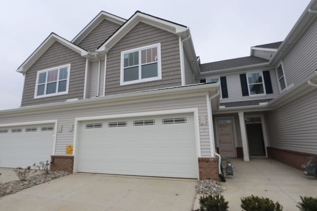 craftsman-style house with a garage