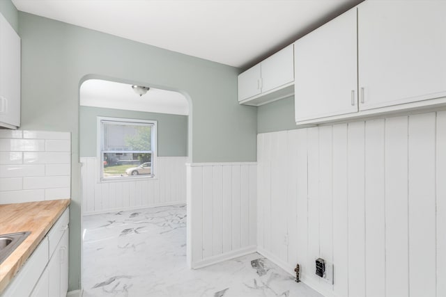 view of laundry room