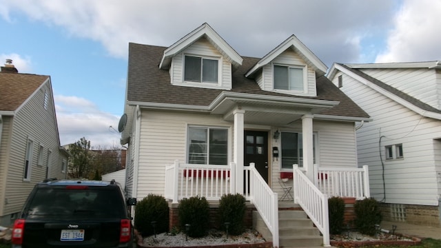 view of front of home