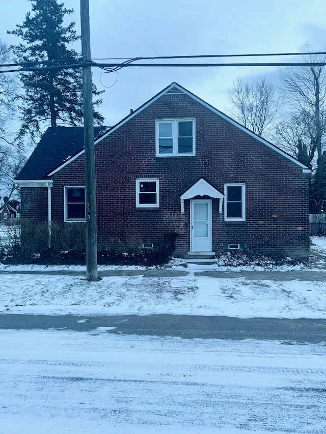 view of front of property