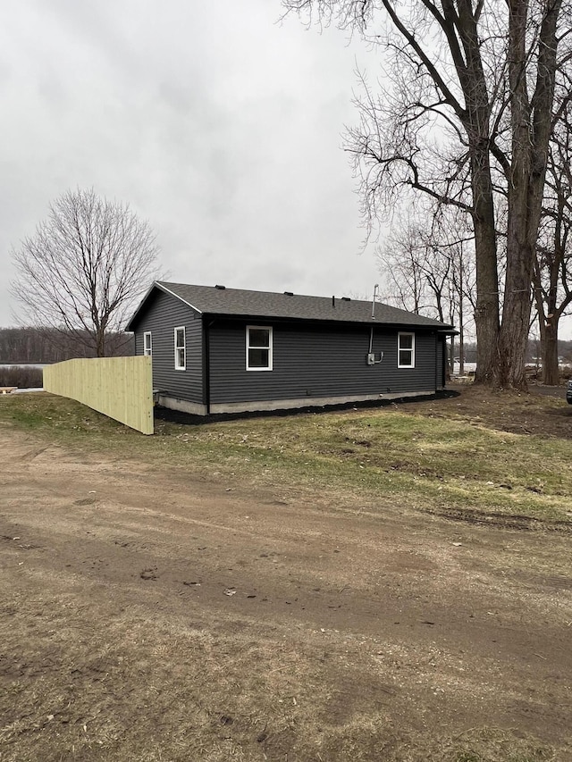 view of home's exterior