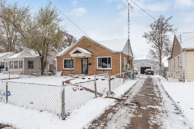 view of bungalow-style home