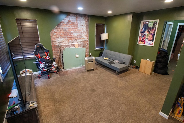 playroom with carpet flooring