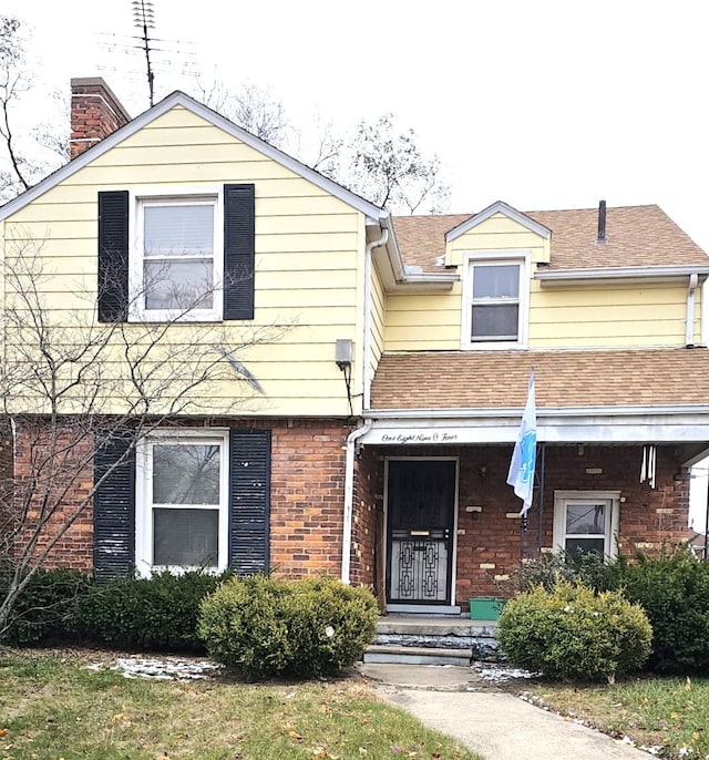 view of front of home