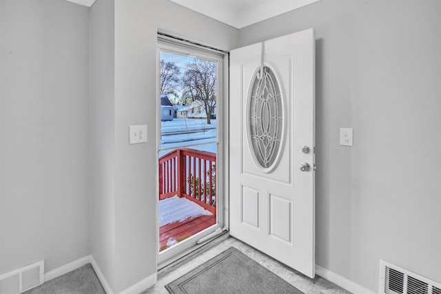 view of entrance foyer