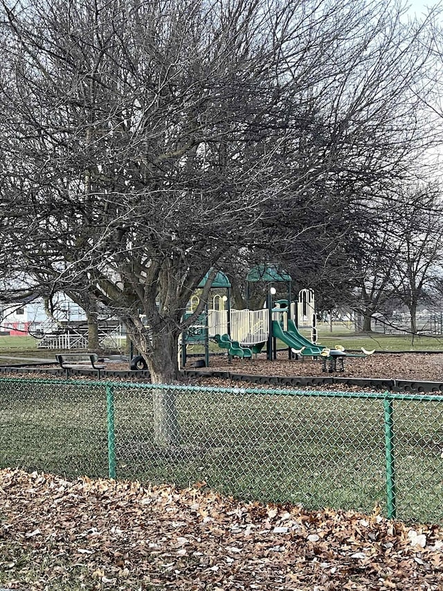 view of jungle gym