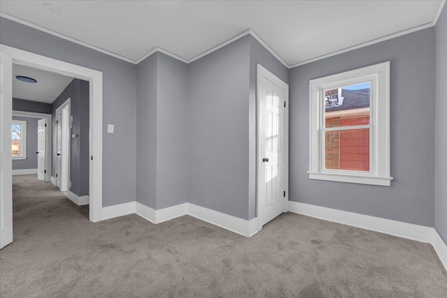 16148 Roselawn St, Detroit, MI 48221 - carpeted empty room with crown molding and plenty of natural light
