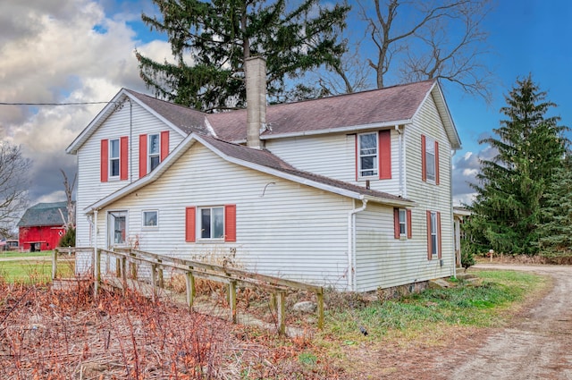 view of property exterior