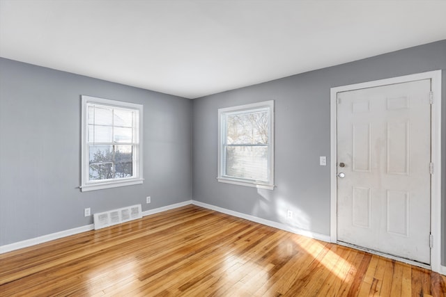 entryway featuring light hardwood / wood-style floors