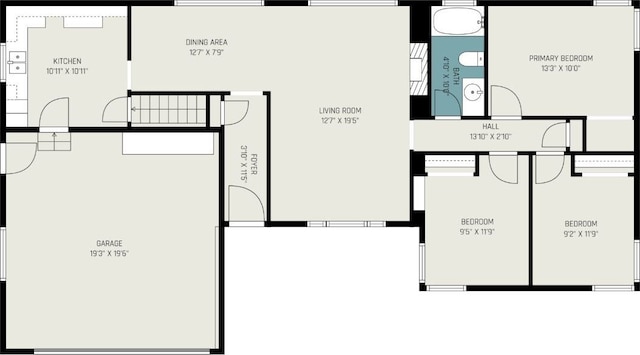3085 S Center Rd, Burton, MI 48519 - view of property floor plan