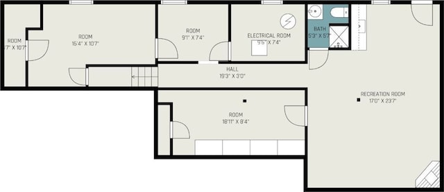 3085 S Center Rd, Burton, MI 48519 - view of room layout
