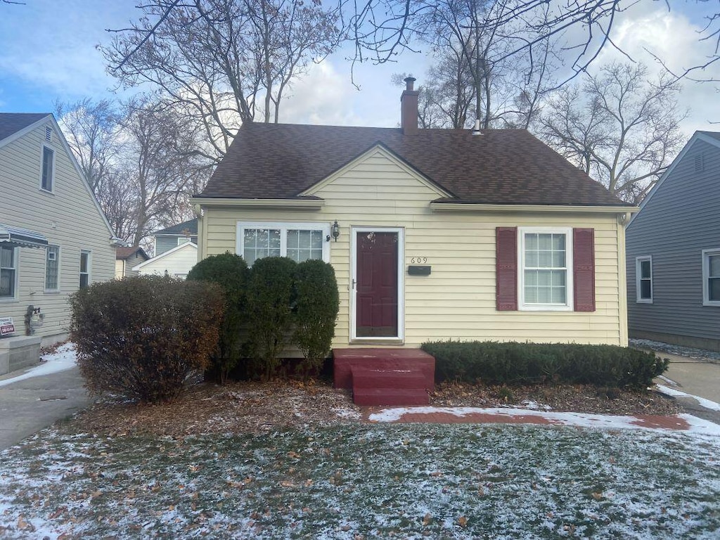 view of bungalow