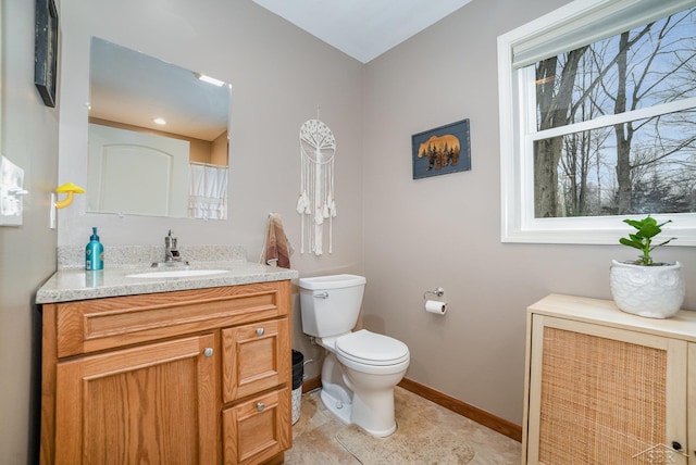 2565 S M 30th Rd, Beaverton, MI 48612 - bathroom with vanity and toilet