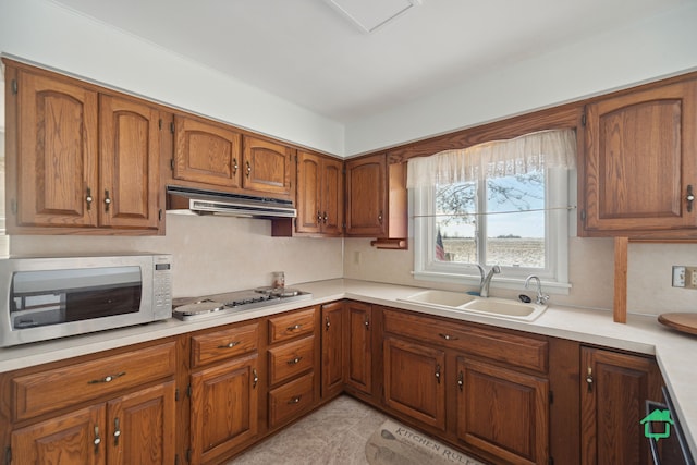 kitchen with stainless steel appliances and sink